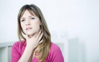Причины ощущения комка в горле в процессе глотания и варианты лечения